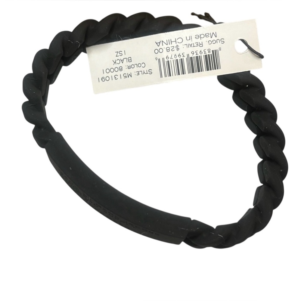 Marc by Marc Jacobs BLACK Unisex Bracelet New with Tags